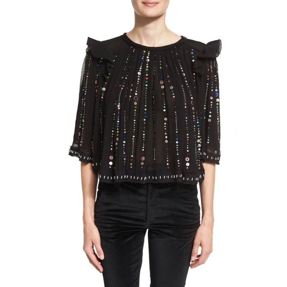 isabel marant sequin top